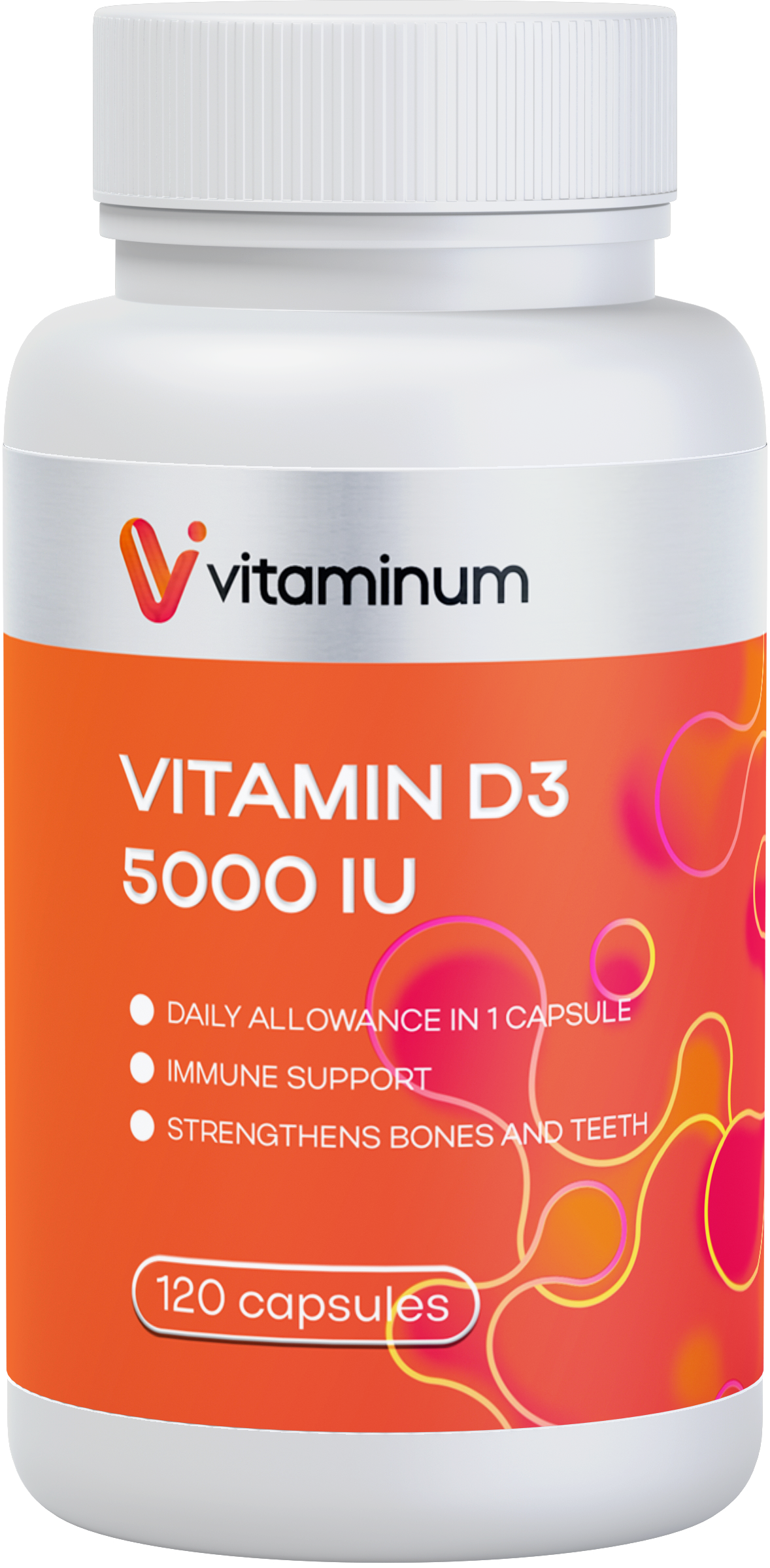  Vitaminum ВИТАМИН Д3 (5000 МЕ) 120 капсул 260 мг  в Мурманске